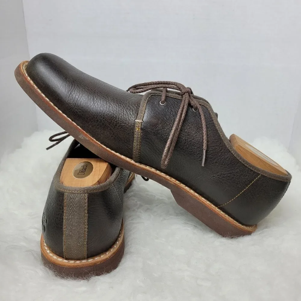 Timberland Earthkeepers Stormbuck Lite Oxford Brown Leather Shoes Size 10.4